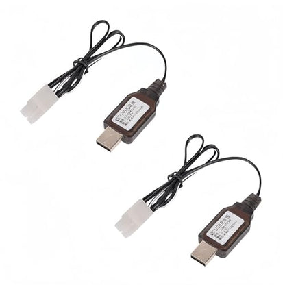 8.4V USB Charger Battery Charging Cable with Standard Tamiya Plug for RC Truck RC Excavator 8.4V NICD/NIMH Battery Charger