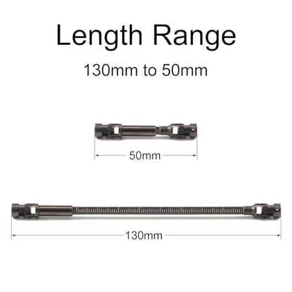 130mm Steel SCX24 Cut-to-Length Driveshaft with D Hole, Fit for Axial 1/24 RC Crawler Custom Builds (1 PCS)