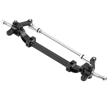 VBESTLIFE CNC Aluminum Front Steering Rod Link Axle for 1/14 RC Tractor Truck, Replacement Upgrade Steering Wheel Pole Assembly Parts