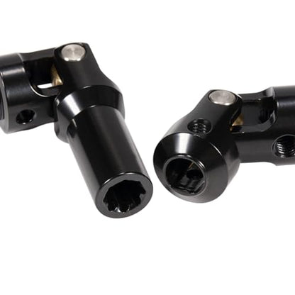 SCX10 Drive Shaft 2PCS SCX10 Driveshaft Stainless Steel Rear Front Driver Shaft 68-229mm Cut to Length for 1/10 RC Crawler LCG Rig Sportsy Scalers GSPEED Capra SCX10 Pro Element DIY SCX10 (Black) - color: Black