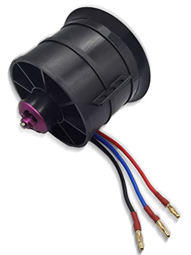 DD 90mm EDF 12 Blades Ducted Fan with 1450KV RC Brushless Motor Balance Tested for EDF 6S RC Jet Airplane - size: 90MM EDF, style: Motor Only