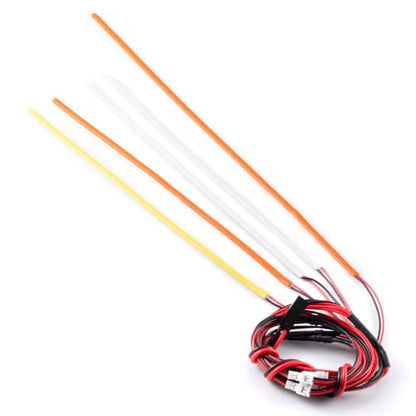 1/10 Slash 2WD RC Car Full Car Front & Rear LED Light Spotlight Kit | Light Bar Roof Lamp LED Headlight Taillights Set compatible with 1/10 Traxxa Slash 2WD Hoss Rustler VXL Stampede RC Truck