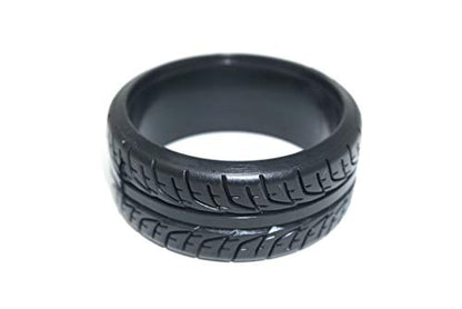 1/10 F-Shaped Hard Plastic On Road Drift Tires (4pc)