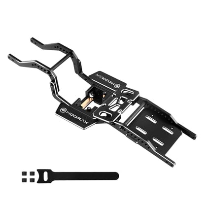 Aluminum LCG Chassis & Brass Skid Plate Kit 10° Angled for TRX4M | CNC Precision, Chassis Upgrade, Supports Multi-point Shock Installation