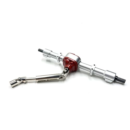 Universal RC Drive Shaft 70mm-93mm with Shaft Sleeve Compatible with MN Model MN82 LC79 MN78 1/12 RC Crawler Car Upgrade Parts