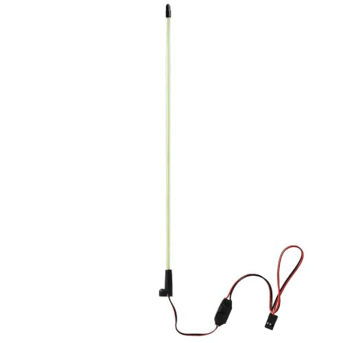 Flexible LED RC Antenna Light, Cuttable RC Antenna Tube with LED Strip Whip Lights, Easy Plug-and-Play, Illuminated RC Glow Antenna for RC Cars Boats Night Racing, Neon Green - color: Neon Green