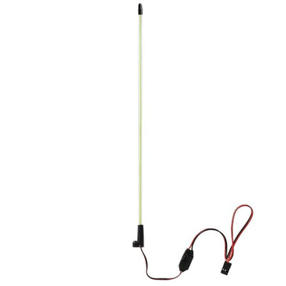 Flexible LED RC Antenna Light, Cuttable RC Antenna Tube with LED Strip Whip Lights, Easy Plug-and-Play, Illuminated RC Glow Antenna for RC Cars Boats Night Racing, Neon Green - color: Neon Green