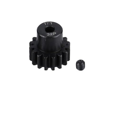 5Pcs Metal Steel 32P Pinion Gear Sets 13T 15T 17T 19T 21T with Hex Key for 1/10 Crawler Truck Traxxas Arrma HSP HPI AXIAL Tamiya LOSI RC Car Upgraded Parts (13T 15T 17T 19T 21T) - style: 13T 15T 17T 19T 21T