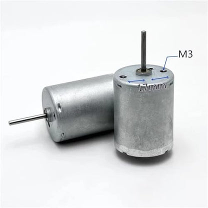 1pc RK-370CC-3080 Mini 370 Motor 3.7V 5V 6V 12700RPM High Speed Micro 24mm Carbon Brush Electric Motor DIY Toy Model