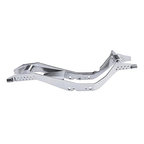 1/30 Aluminum Chassis Rails Frame for AXIAL SCX30 Ford Bronco 4X4 SCX30 Jeep Wrangler JLU 4X4 RC Crawler Car Upgrade Parts (Silver) - color: Silver