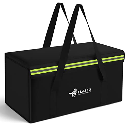 FLASLD Large Fireproof Lipo Bag for 200Ah Lithium Battery Storage and Charging, 22 x 9 x 9.5in E-bike Battery Bag Waterproof Box for Documents and Valuables - color: 22 x 9 x 9.5inch