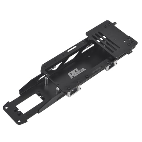 Aluminum Main Chassis for Traxxas Stampede 2WD VXL Brushless Monster Truck Craniac Chassis & ESC Mount 3622 3626 (Black) - color: Black