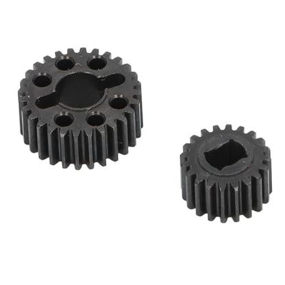 FILFEEL 2PCS Alloy Portal Gear Set 28T 20T Compatible with VS4-10 Phoenix Axle Low Noise Quick Assembly Precise Fit RC Crawler Replacement Kit