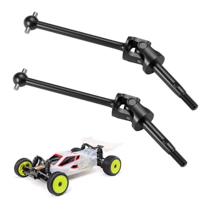 RC Car Drive Shafts Compatible with Losi Micro-B 2S 2WD 1/24 RC for Buggy for Racing Cars Upgrades Parts 2PCS Steel Rear Axles Drive Shafts CVD