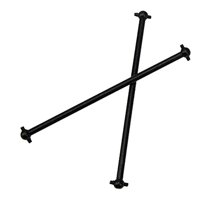 4Pack Front/Rear Center Drive Dogbone Shaft 100mm 538104 Transmission Shaft Compatible with Redcat Racing HSP HPI FS-Racing 1/10 RC Car Monster Truck (Black) - color: Black
