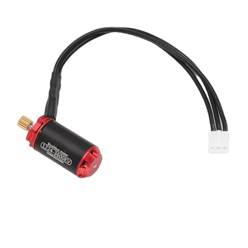 RC Brushless Motor, Aluminum Alloy 1224 3600KV Outrunner Motor for Axial SCX24 RC Cars, High Efficiency, Quiet Operation, for 1/18 and 1/24 Crawler