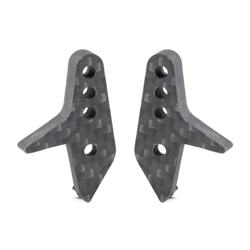 Single/Dual Carbon Rear Upper Link Riser for RC Crawler Axial 1/10 Capra F9 Portal Axle Anti Squat Upgrade Parts (Dual Riser) - color: Dual Riser