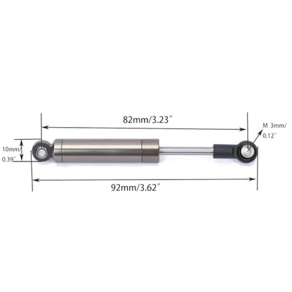 Alloy front rear built in spring shock absorber damper upgrade parts for 1/18 Axial UTB18 Capra trail buggy crawlers,Replace of # AXI213004 AXI213000(Titanium)