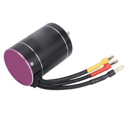 Drfeify Brushless Motor and ESC, 2600KV RC Car Motor with 75A ESC, CNC Aluminum Heatsink for 1/10 1/8 Scale RC Trucks Boats