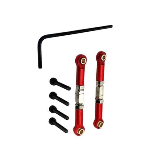 Models Upgrades Parts for Udirc Gr Ud M16 1/16 Adjustable Steering Tie Rod Kit Rc Car Accessories(Red) - color: Red
