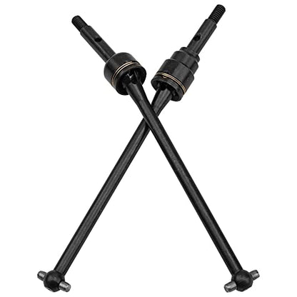 2Pairs Vgoohobby Steel Front Rear Drive Shaft CVD Driveshaft Compatible with 1/10 Traxxas Slash Rustler Stampede Hoss VXL 4X4 2WD RC Car