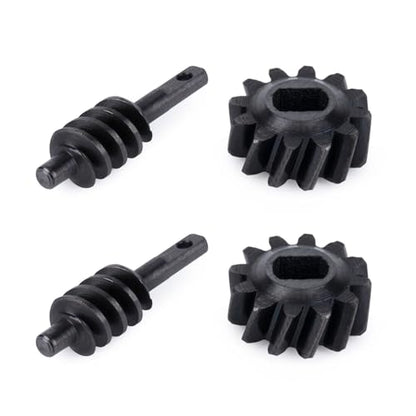 Differential Gear Worm Gear Set,Harden Steel Axle Gears for 1/30 Axial SCX30 RC Crawler Upgrade Parts, 2 Sets (2/12T,Overdrive 33%)