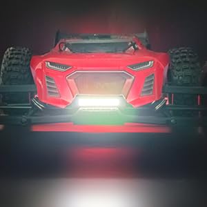 MORLORDY 1/8 RC Car Headlight Taillight Set LED Light Kit for 1/8 ARR-ma Talion 6s BLX RC Trucks Upgrade Parts