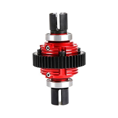 CNC Metal Complete Differential Diff.Gear Set (Red) | for 1/5 Hpi Rofun Baha King Motor Rovan Baja 5B 5T 5Sc Truck Rc Car Parts - color: Red