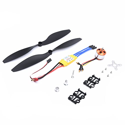 YoungRC A2212 1000KV Brushless Motor + 30A ESC Electric Speed Controller + 1045 Propeller CW CCW Kit for RC Multicopter Quadcopter