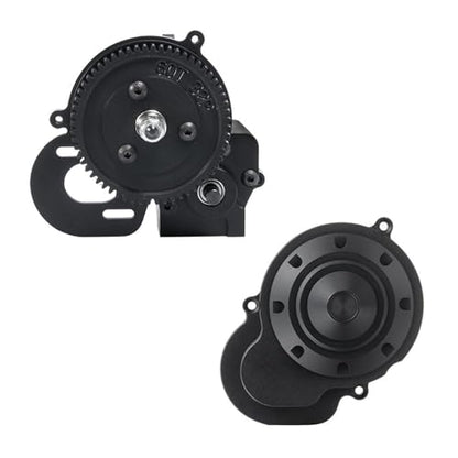 RC Car Repair Kit for Axial for Wraith for RR10 90048 90018 90053 1/10 Metal 2 Speed Transmission Center Gearbox Cover Upgrade Replacement RC Crawler Car Parts(Gearbox and Cover) - size: Gearbox and Cover