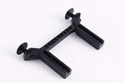 Aluminum Front and Rear Body Post Mounts for Traxxas TRX-4 RC Car (Black) - color: Black
