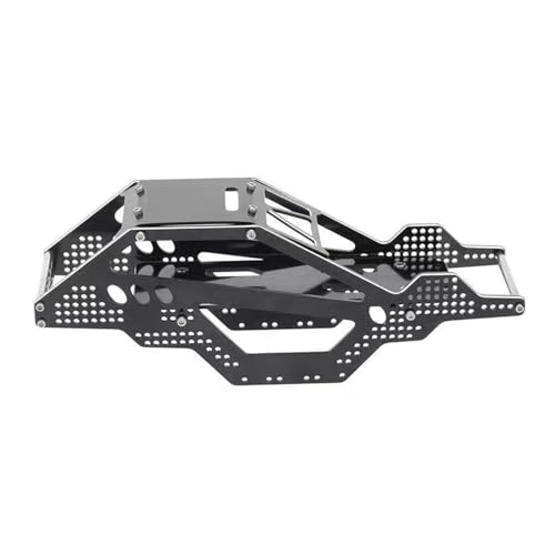 Alloy Frame Chassis Kit, Precision Aluminum Crawler Body Panels with Link Mounting Points, Stable Operation for SCX24 Remote Control Car