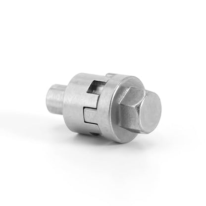 INJORA M2 Wheel Nuts 7mm Stainless Steel Nuts 4PCS for 1/24 RC Crawler Axial SCX24 AX24 Upgrade - size: 7mm
