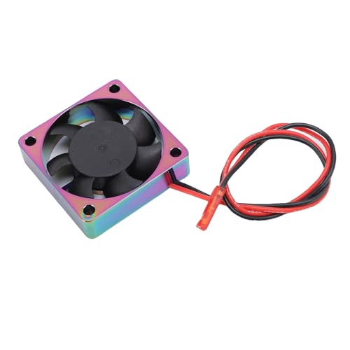 RC Motor ESC Cooling Fan Aluminum Alloy Metal 14000RPM 4010 RC Motor Heatsink Cooling Fan for Replacement High Performance Heat Dissipation Solution for RC Motors and
