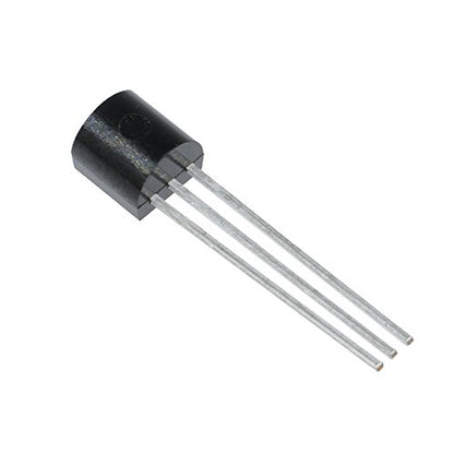10pcs DS18B20 18B20 TO-92 3 Pins Wire Digital Thermometer Temperature IC Sensor - color: Black