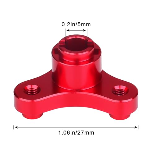 RC Slipper Clutch Eliminator for Traxxas 1/10 Slash 2WD Stampede Bandit Rustler VXL XL5 Transmissions Gearbox Case Upgrades (Red) - color: Red