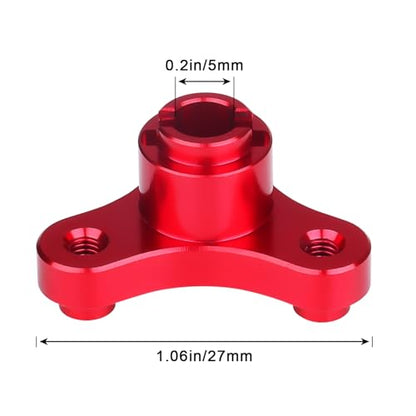 RC Slipper Clutch Eliminator for Traxxas 1/10 Slash 2WD Stampede Bandit Rustler VXL XL5 Transmissions Gearbox Case Upgrades (Red) - color: Red