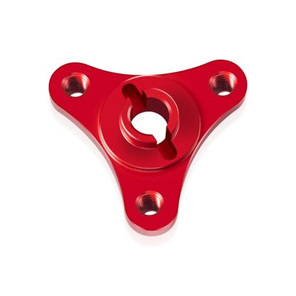 Aluminum Alloy 7075 Slipper Clutch Eliminator, Red | Compatible with Tra-xxas E-Maxx E-Revo Summit T-Maxx 3.3 Revo 3.3 1/10, RC Car, Upgrade Parts - color: Red