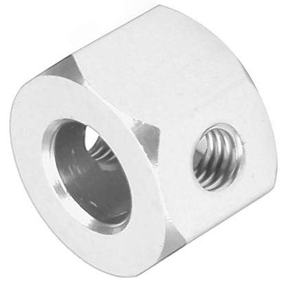 GOWENIC Aluminum Alloy RC Extension Adapter, Hub Combiner Coupler for 5mm to 12mm WPL D12 RC Truck, Wheel Hub Adapter for Car Upgrades (Silver) - color: Silver