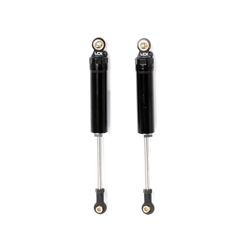 LCX Racing 1/8 RC Car Aluminum 130mm 145mm Front Rear Suspension Shock Set 2PCS Damper for Axial AXP8 Gilamon 2.2, Upgrades Parts Accessories (130mm / 5.12 in)