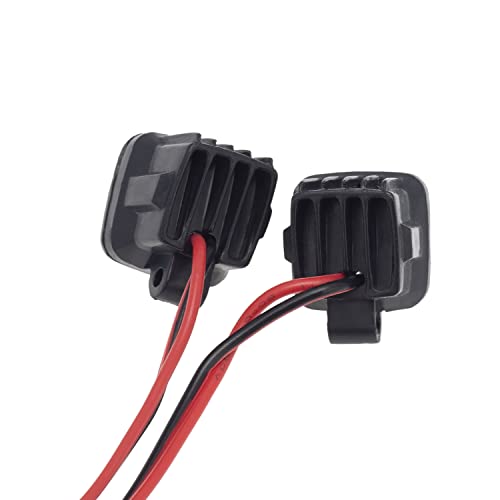 DKKY RC Car Lights LED Spotlights 1/10 Scale RC Crawler Accessories for Axial SCX10 90046 Traxxas TRX4 TRX6 Wraith RR10 MST Redcat Gen8 (2 Single Lights w/Controller) - style: 2 Single Lights w/Controller