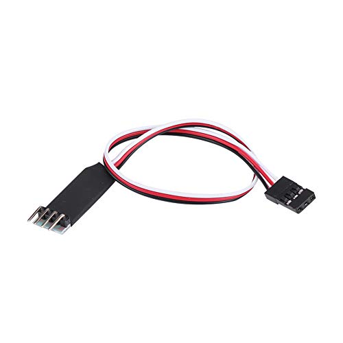 RC Light Switch System Extension Cable RC LED Light Control Wire Switch Cable 190mm Controls 2 Sets of LED with 3rd Channel Button for All car
