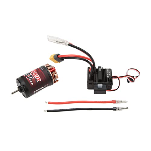 RC 550 Brushed Motor 25T with 80A ESC Combo Set for 1/10 1/12 RC Cars Upgrade Parts