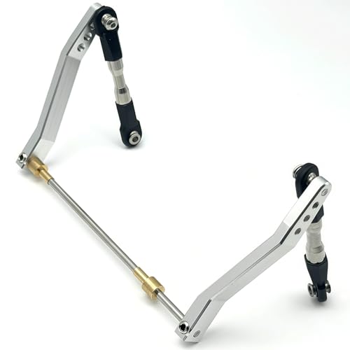 Metal Rear Sway Bar Anti-Roll Kit for 1/10 RC Rock Crawler - color: Silver