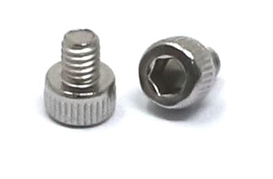 iexcell 100 Pcs M2.5 x 3mm Thread Pitch 0.45 mm Stainless Steel 304 Hex Socket Head Cap Screws Bolts Kit - size: M2.5 x 3mm