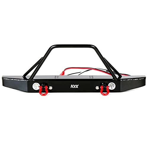 KYX Racing Metal Front Bumper Upgrades Parts Accessories for 1/6 RC Crawler Car SCX6 AXI05000