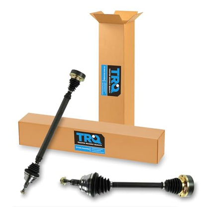 TRQ Front Driver & Passenger Side CV Axle Assembly Set for 98-06 VW Beetle 99-01 Golf 99-05 Jetta 7th & 8th Vin Digit 1J 8th Vin Digit J or M - style: CSA82474