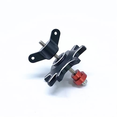 KingVal RC Tire Clamp Tyre Wheel Assembly and Disassembly Tool for 1/10 RC Car 1.9'' 2.2'' Beadlock Wheels Hub Tire (Black) - color: Black