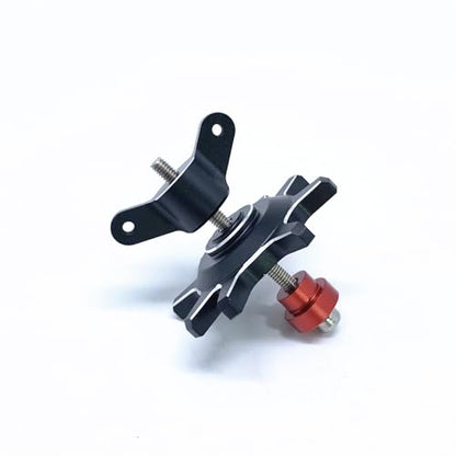 KingVal RC Tire Clamp Tyre Wheel Assembly and Disassembly Tool for 1/10 RC Car 1.9'' 2.2'' Beadlock Wheels Hub Tire (Black) - color: Black