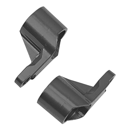 Auminum Alloy Steering Knuckle C-Hubs Bellcranks Set Compatible with Losi 1/18 Mini-T 2.0 2WD Stadium RC Truck Hop-Up Parts (Black) - color: Black
